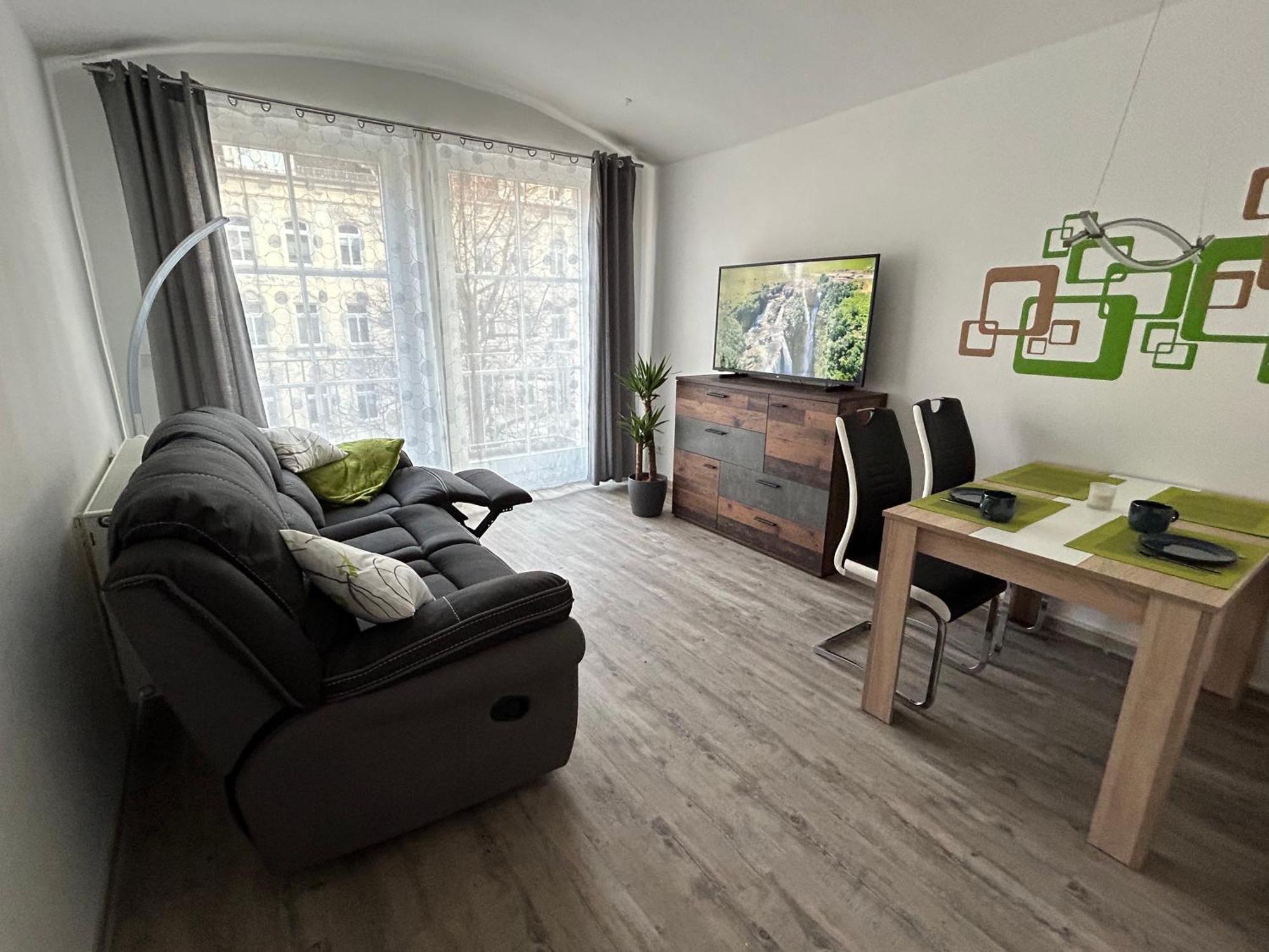 Ruhige Maisonettewohnung Auf Dem Kassberg Кемниц Екстериор снимка